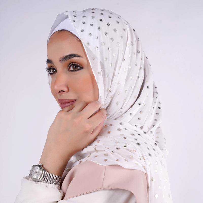 Chiffon Golden Dots.
