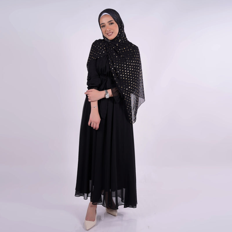 Chiffon Golden Dots.