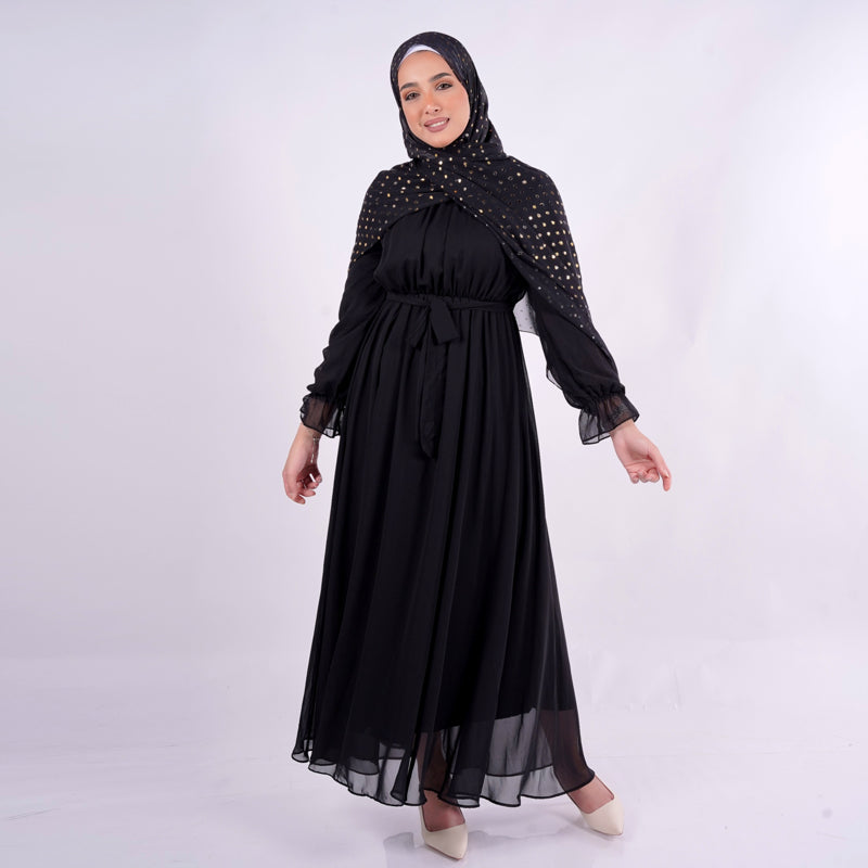 Chiffon Golden Dots.