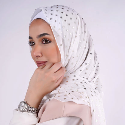 Chiffon Golden Dots.