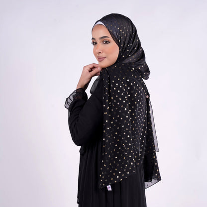 Chiffon Golden Dots.