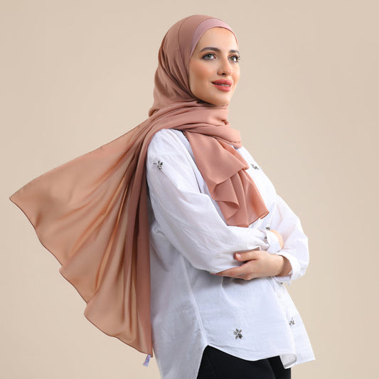 Plain Chiffon Hijab (Duja al lil)