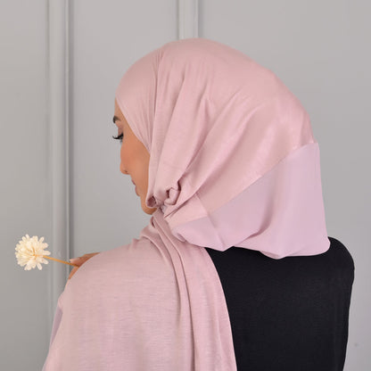 Half & Half Travel Hijab